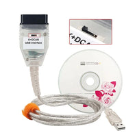Câble BMW INPA K+DCAN USB FT232RL avec commutateur