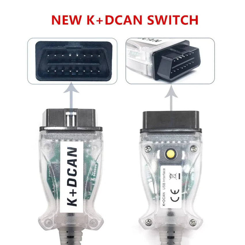 Câble BMW INPA K+DCAN USB FT232RL avec commutateur
