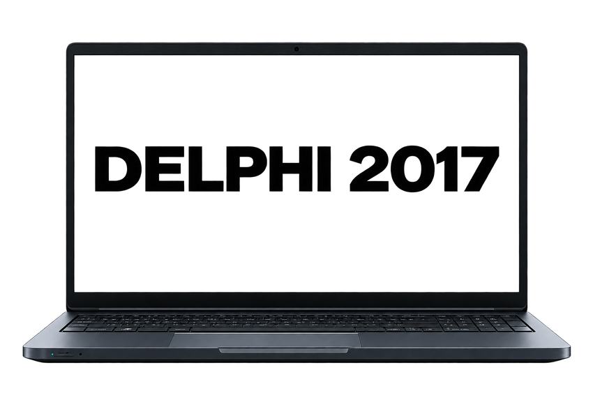 Interface du logiciel Delphi 2017 en français
