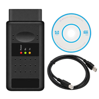 Pack de diagnostic OPCOM 1.95 pour Opel et Vauxhall comprenant l’interface, le câble USB et le CD logiciel.