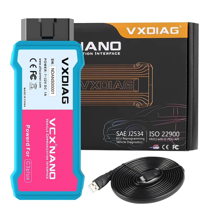 VCX Nissan Consult 3+ avec câble USB et connexion Wi-Fi