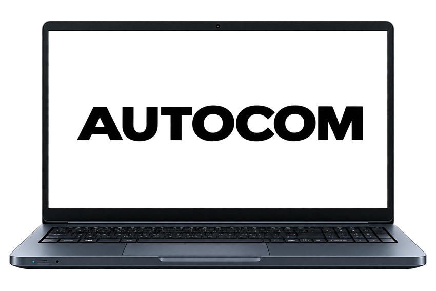 Écran d'accueil du logiciel AUTOCOM 2021.11