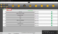 Écran du logiciel de diagnostic Renault CAN CLIP v214